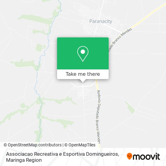 Associacao Recreativa e Esportiva Domingueiros map