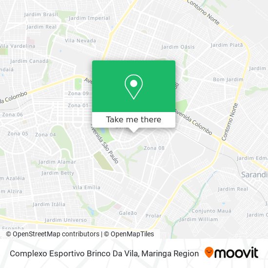 Complexo Esportivo Brinco Da Vila map