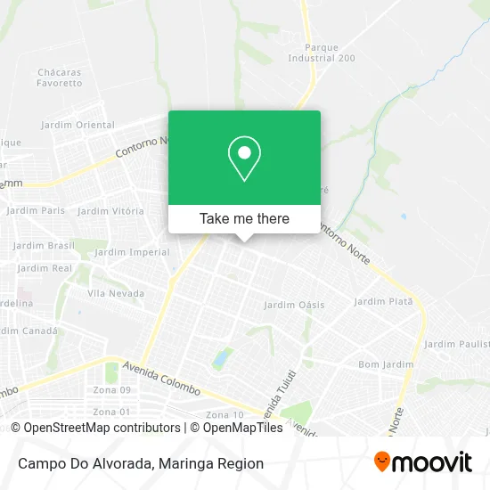 Campo Do Alvorada map