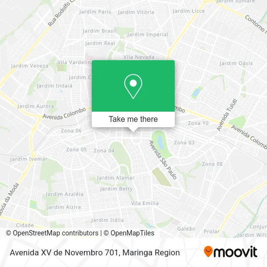 Avenida XV de Novembro 701 map
