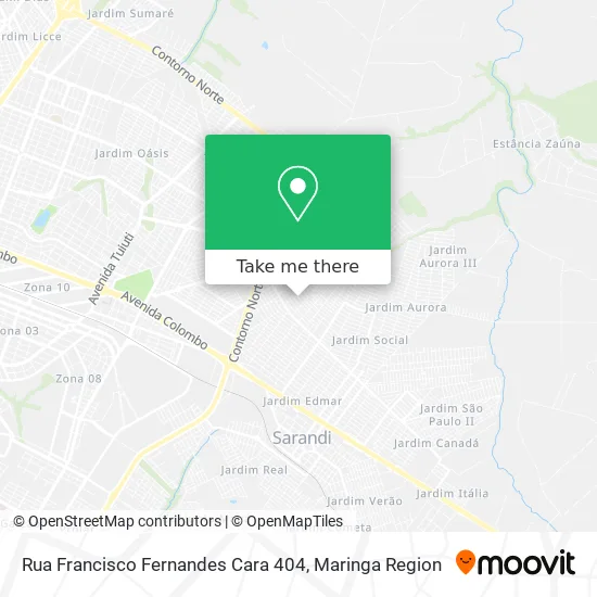 Rua Francisco Fernandes Cara 404 map