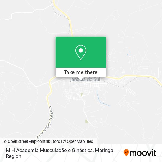 Mapa M H Academia Musculação e Ginástica