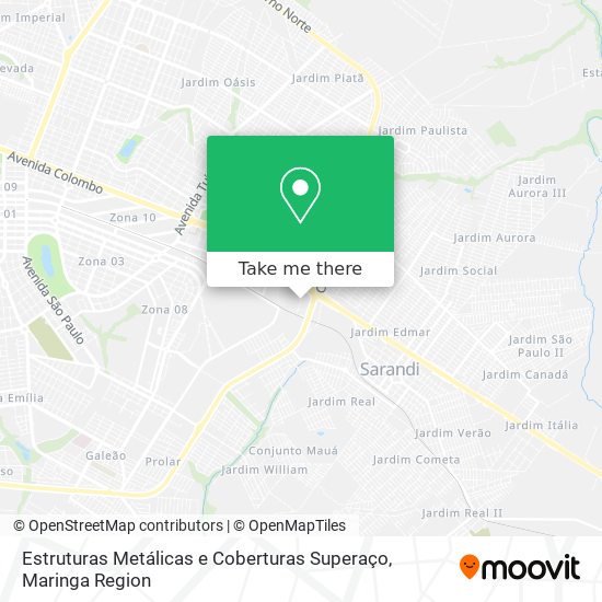 Estruturas Metálicas e Coberturas Superaço map