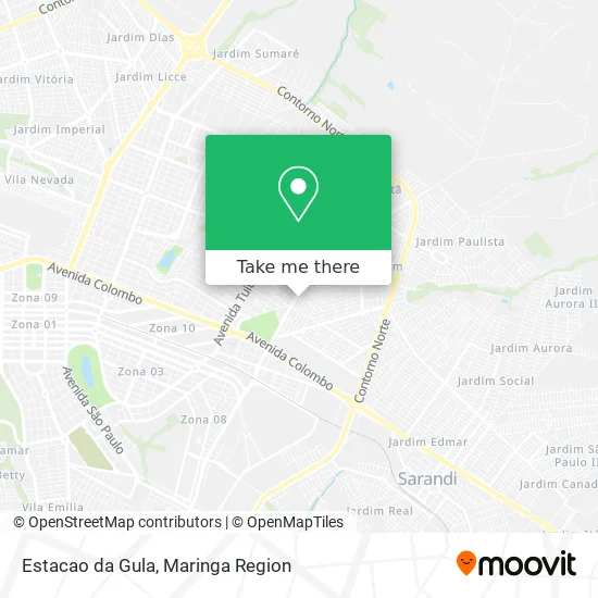 Estacao da Gula map