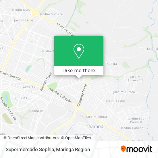 Supermercado Sophia map