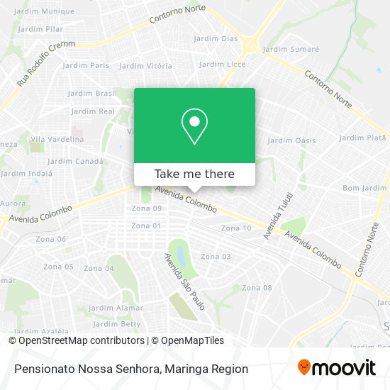 Pensionato Nossa Senhora map