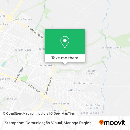 Stampcom Comunicação Visual map