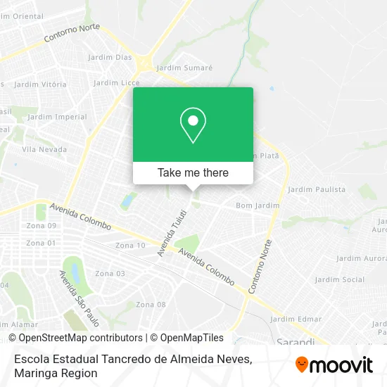 Escola Estadual Tancredo de Almeida Neves map