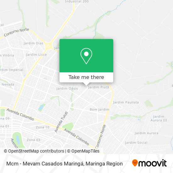 Mcm - Mevam Casados Maringá map