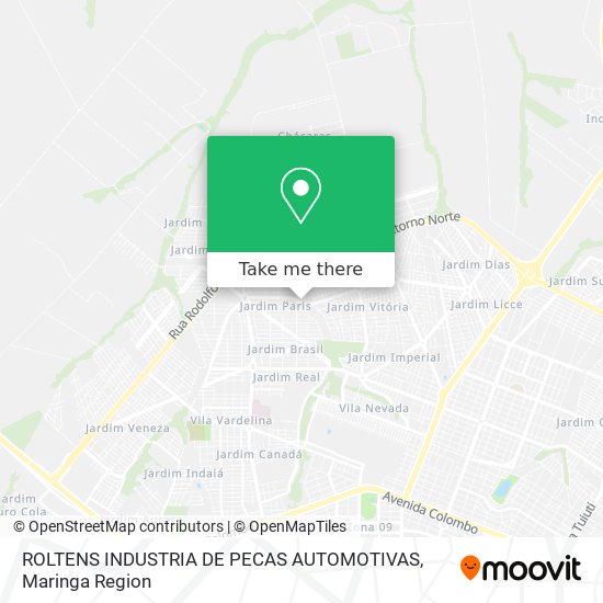 Mapa ROLTENS INDUSTRIA DE PECAS AUTOMOTIVAS