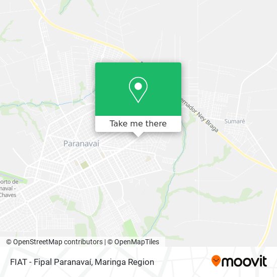 FIAT - Fipal Paranavaí map