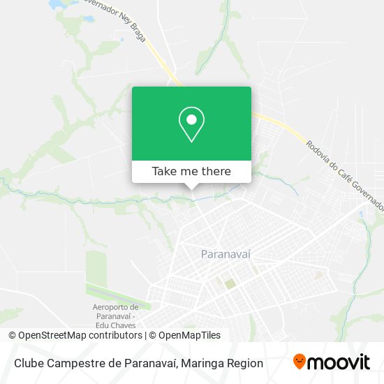 Clube Campestre de Paranavaí map