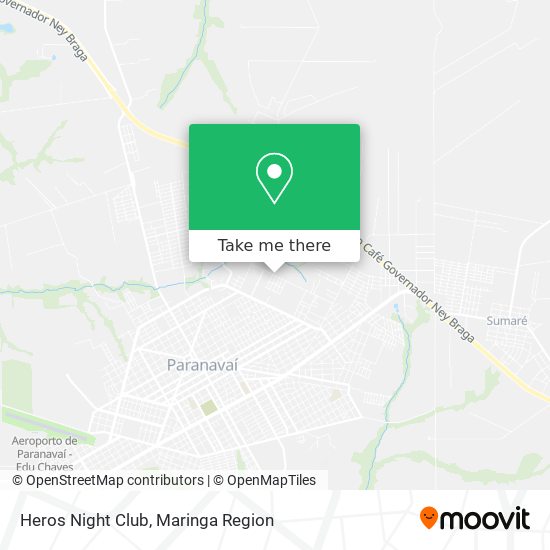 Heros Night Club map