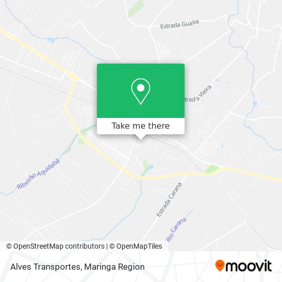 Alves Transportes map