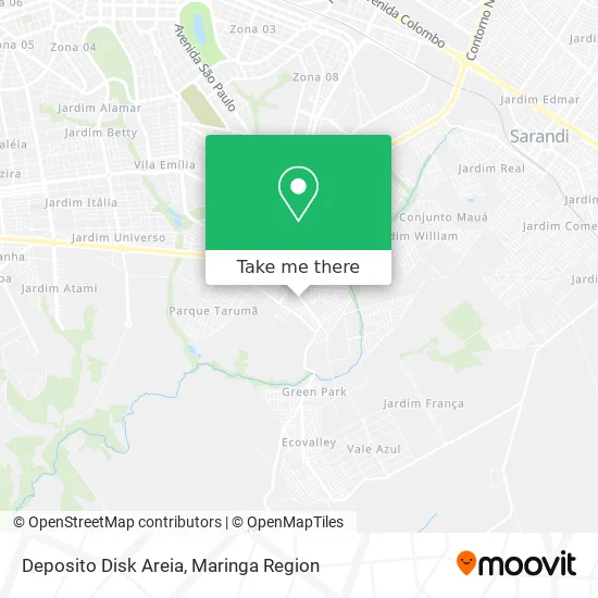 Deposito Disk Areia map