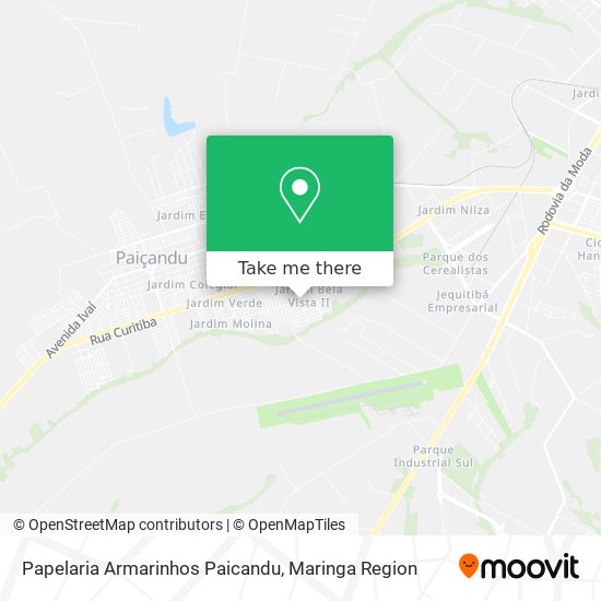 Papelaria Armarinhos Paicandu map