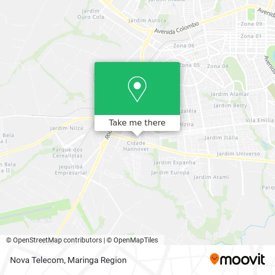 Nova Telecom map