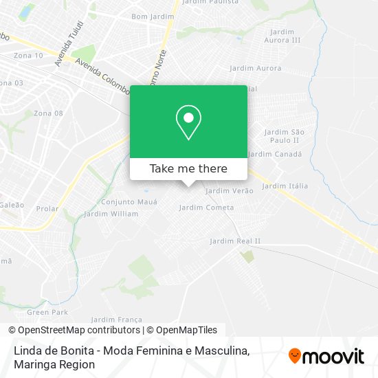 Mapa Linda de Bonita - Moda Feminina e Masculina