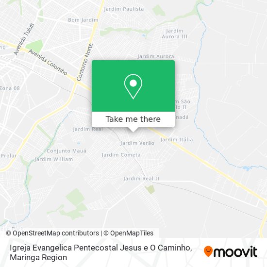 Igreja Evangelica Pentecostal Jesus e O Caminho map