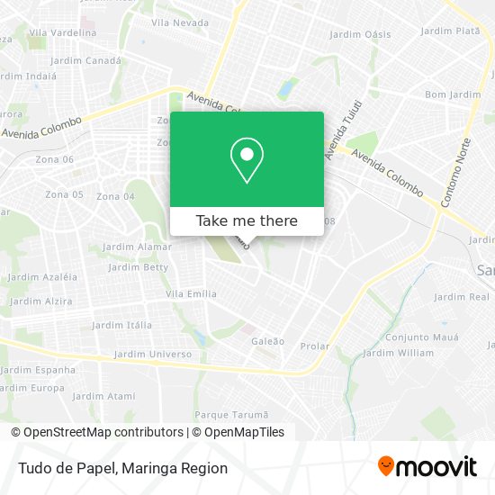 Tudo de Papel map