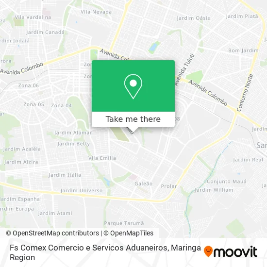 Fs Comex Comercio e Servicos Aduaneiros map