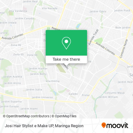 Josi Hair Stylist e Make UP map