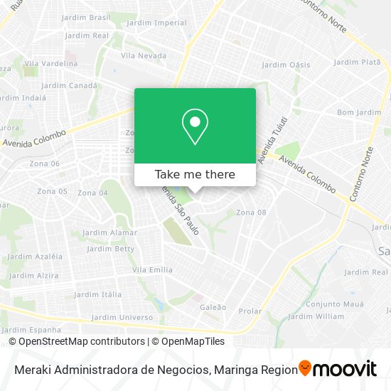 Mapa Meraki Administradora de Negocios