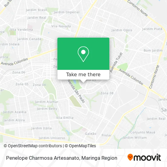 Penelope Charmosa Artesanato map