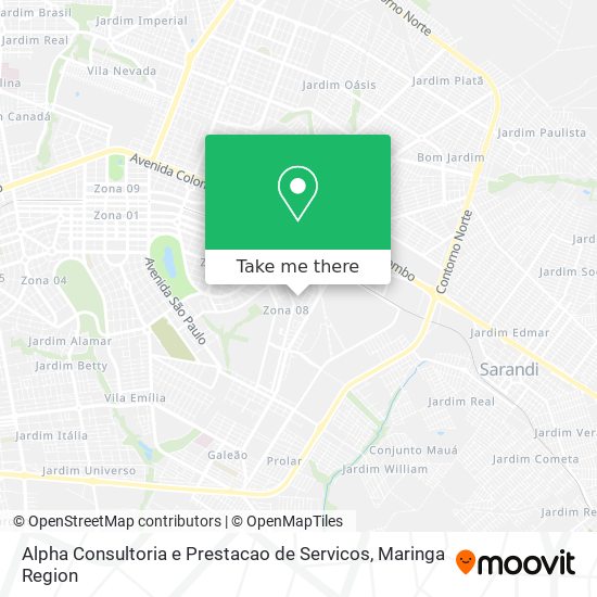 Alpha Consultoria e Prestacao de Servicos map