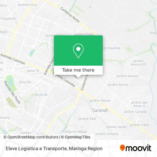 Eleve Logistica e Transporte map
