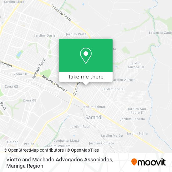 Mapa Viotto and Machado Advogados Associados