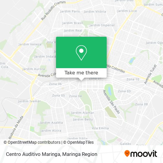 Centro Auditivo Maringa map