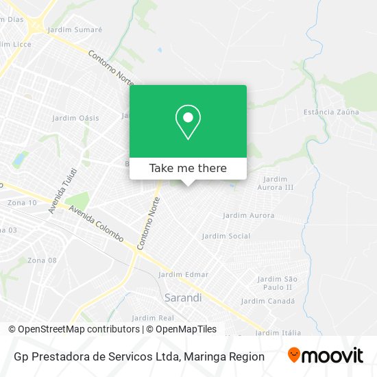 Gp Prestadora de Servicos Ltda map