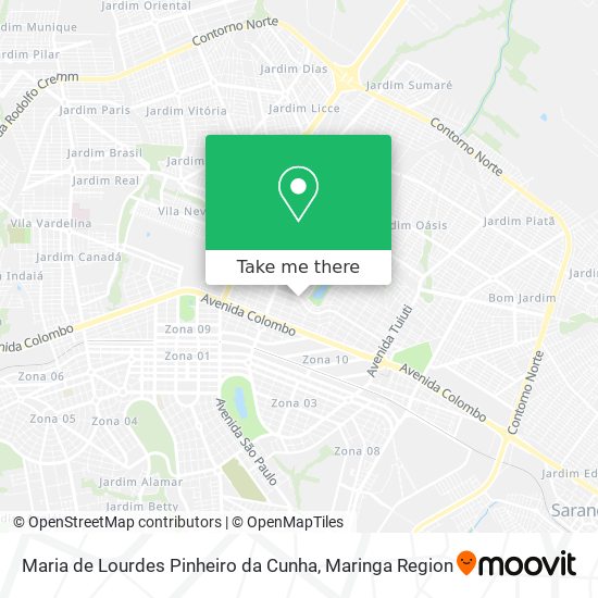 Maria de Lourdes Pinheiro da Cunha map