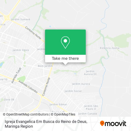 Igreja Evangelica Em Busca do Reino de Deus map