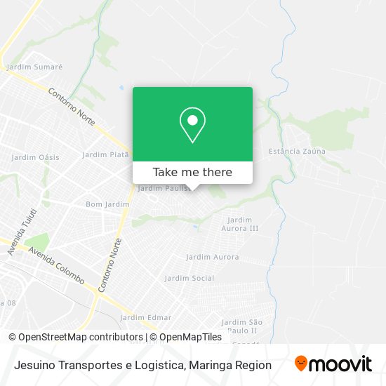 Jesuino Transportes e Logistica map