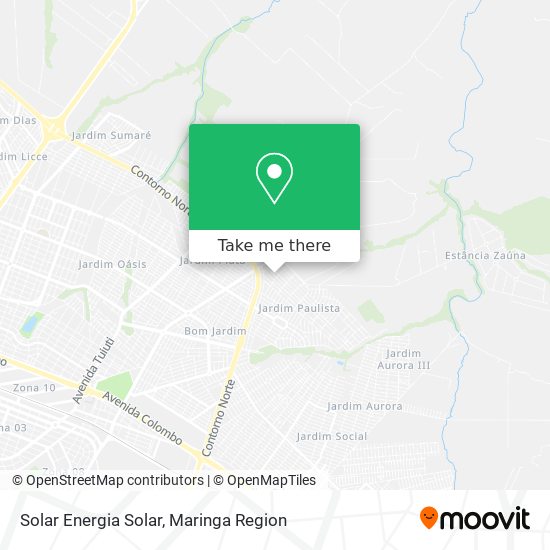 Solar Energia Solar map