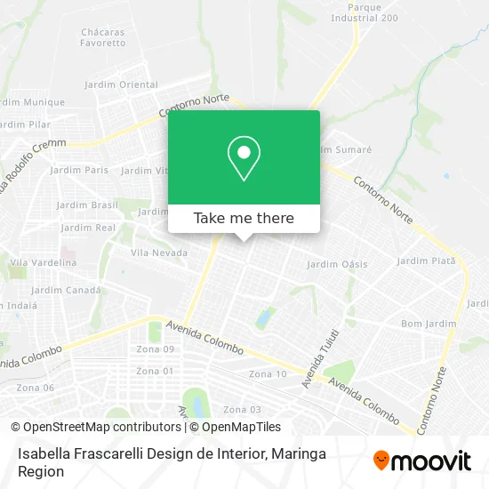 Isabella Frascarelli Design de Interior map