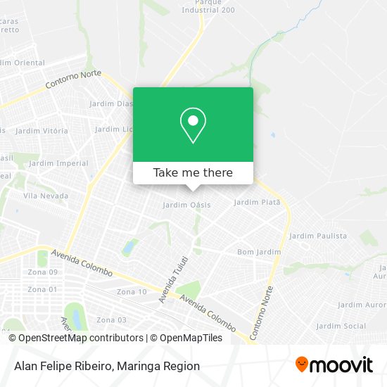 Alan Felipe Ribeiro map