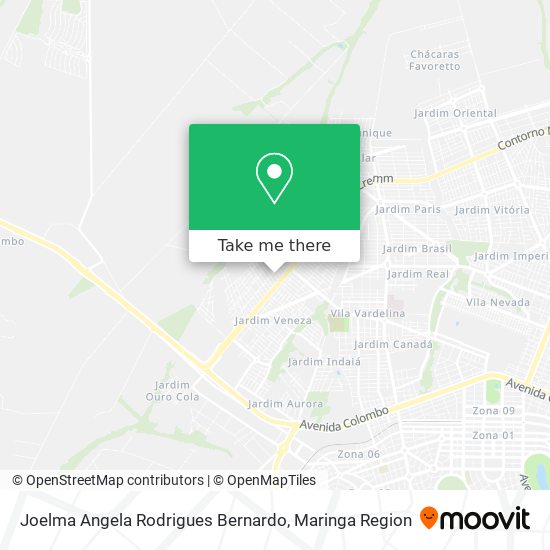 Joelma Angela Rodrigues Bernardo map