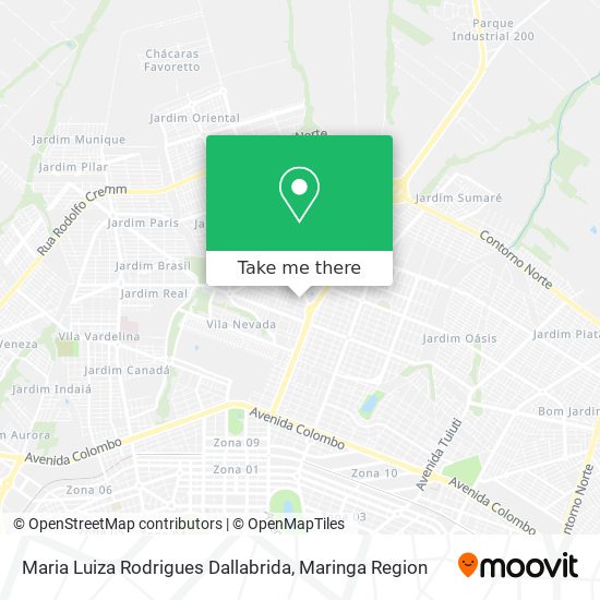 Mapa Maria Luiza Rodrigues Dallabrida