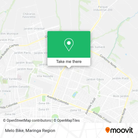 Melo Bike map