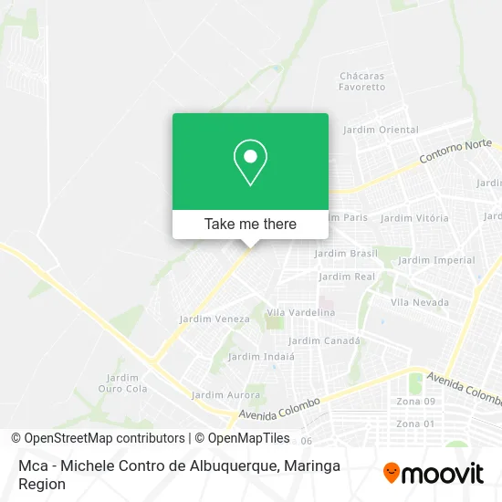 Mca - Michele Contro de Albuquerque map