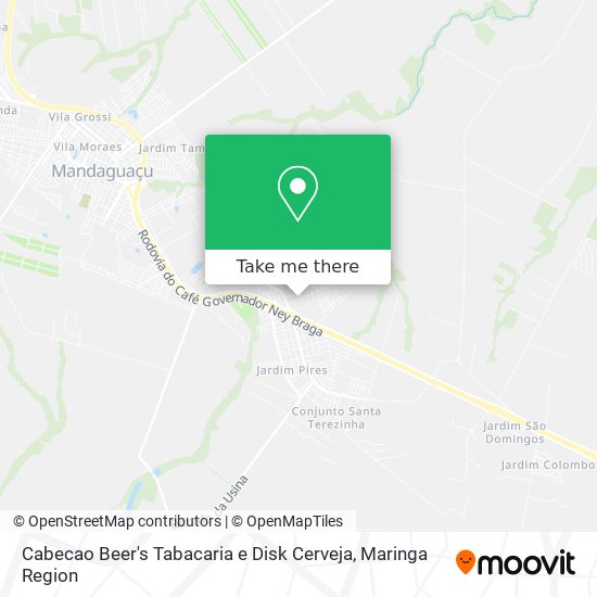 Cabecao Beer's Tabacaria e Disk Cerveja map