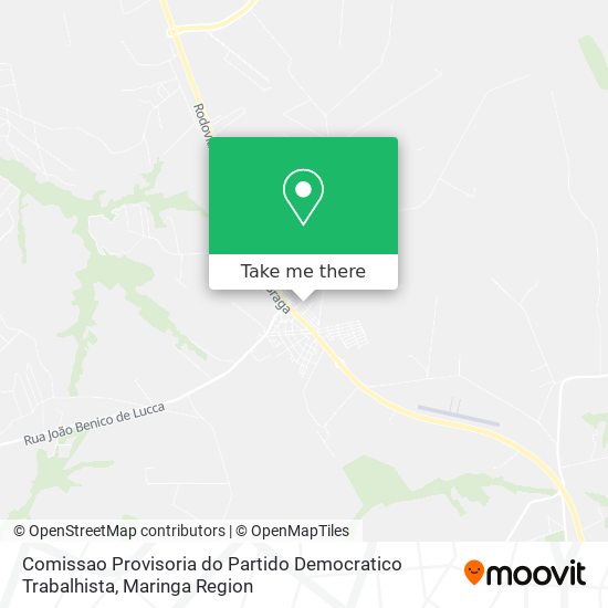 Comissao Provisoria do Partido Democratico Trabalhista map