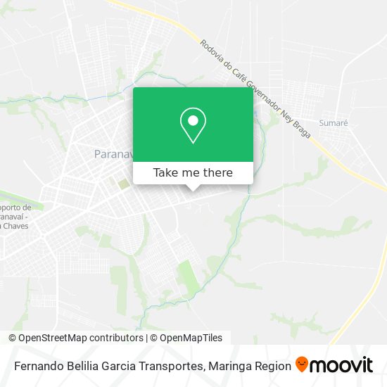 Fernando Belilia Garcia Transportes map