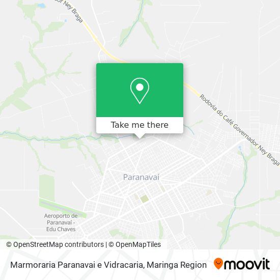 Marmoraria Paranavai e Vidracaria map