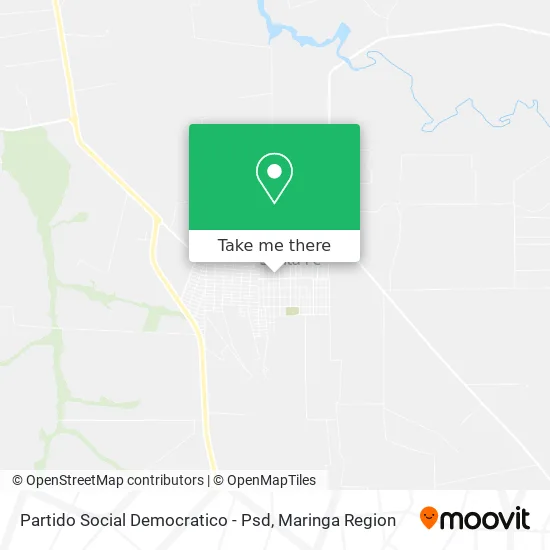 Partido Social Democratico - Psd map