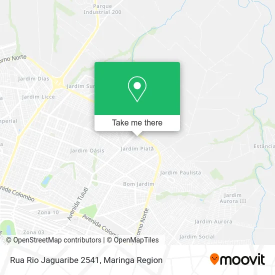 Rua Rio Jaguaribe 2541 map