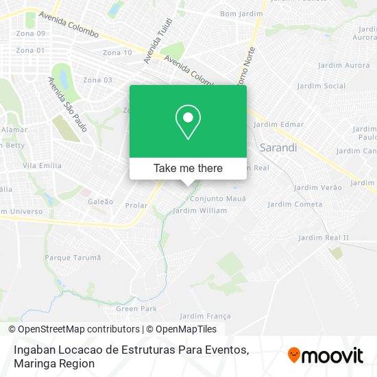 Ingaban Locacao de Estruturas Para Eventos map